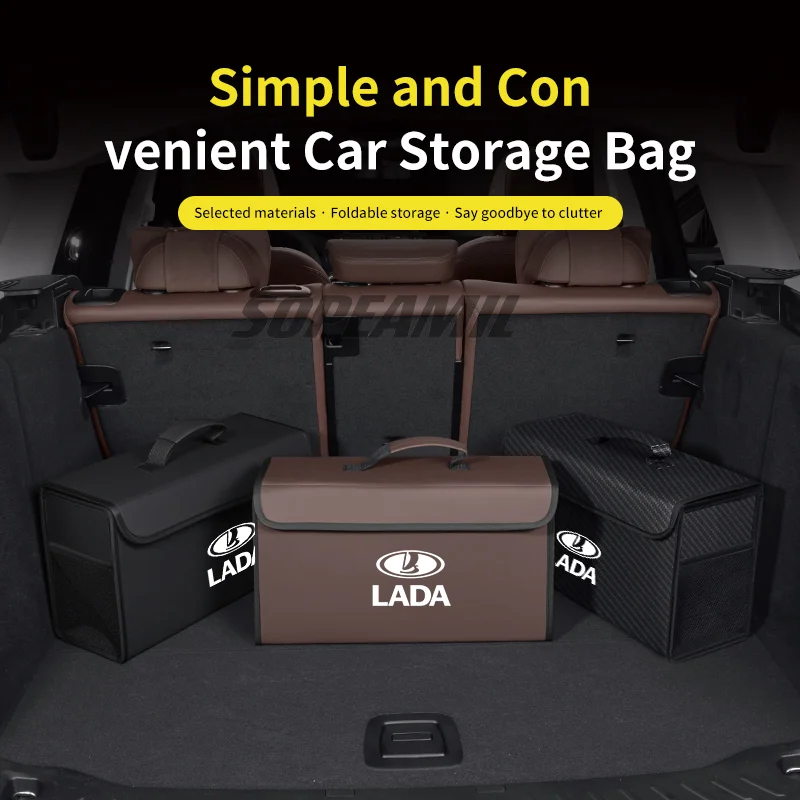 

Car Trunk Organizing And Storage Box For LADA LARGUS NIVA VESTA XRAY Vaz Uaz Priora Granta Brand-new Auto interior Accessories