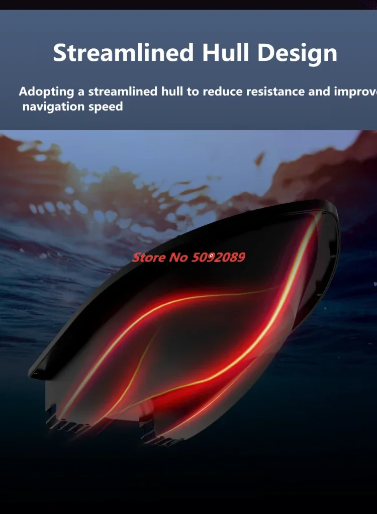 Smart 99 Points GPS Fishing Bait Boat 55CM 12V High Power Nesting Boat GPS Return Unhook Speed Adjust Fixed Speed GPS Bait Boat