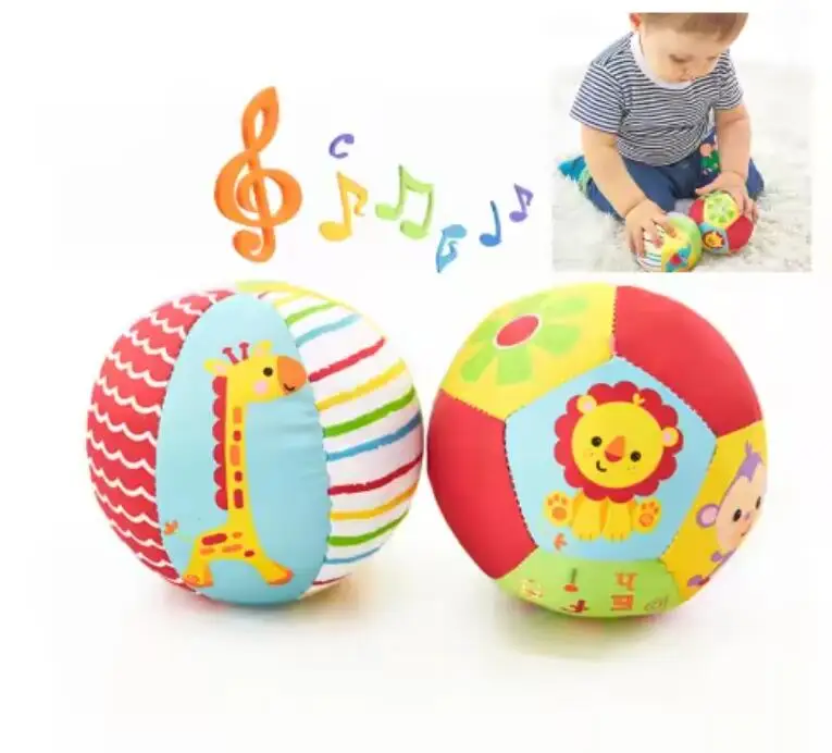 Soothe Baby Balls Rattle Comforter Toy Activity Baby Crawling Toys 6 12 Months Soft Hand Grasp Ball Educational Sensory Toys