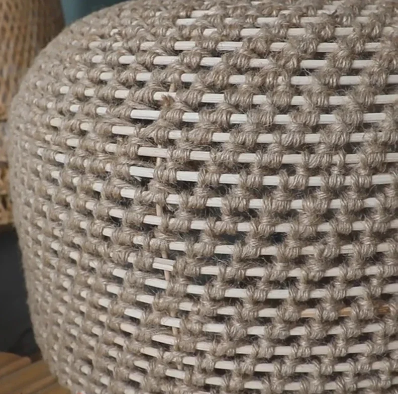 Vintage Hemp Rope Pendant Lights Southeast Asia Handmade Rattan Lamp Restaurant Dining Room Kitchen Home Decor Light Fixtures