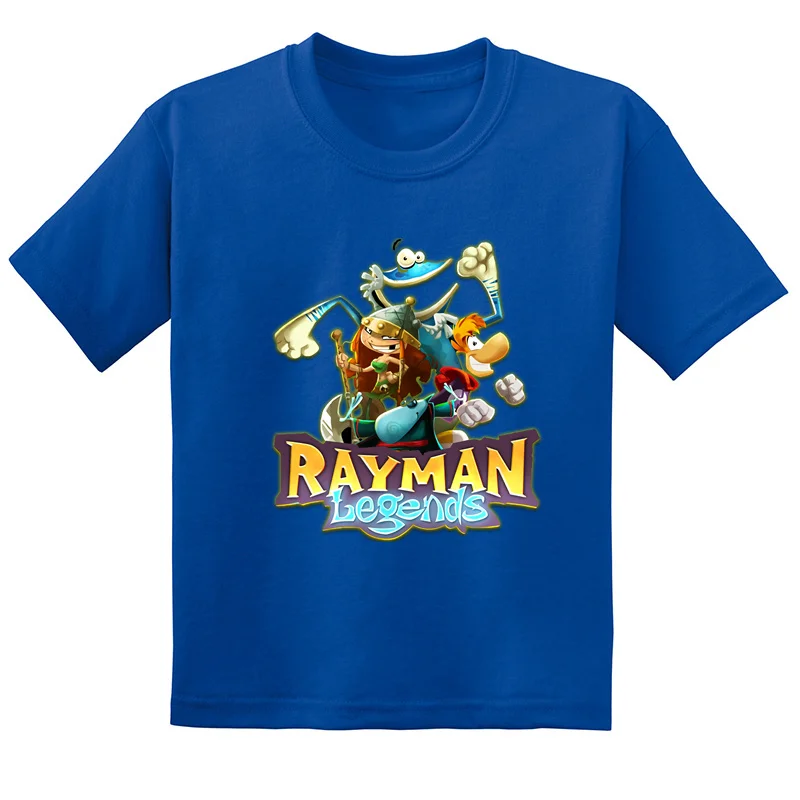 Hot Sale Rayman Legends Adventures Print Funny Kids T-shirt Baby Boys Girls Clothes Summer Children Cotton Short Sleeve T shirt