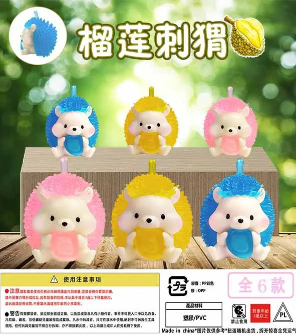 

Original Japanese Gashapon Cute Anime Capsule Toys Durian Hedgehog Figurine Kawaii Miniature Action Figure Gift