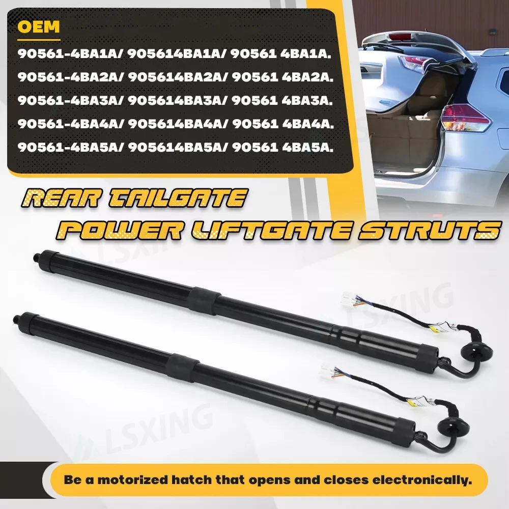 Nissan Rogue SL 2.5L Tailgate Power Hatch Lift Support Part Numbers 90561-4BA1A 90561-4BA2A 90561-4BA3A Auto Accessory