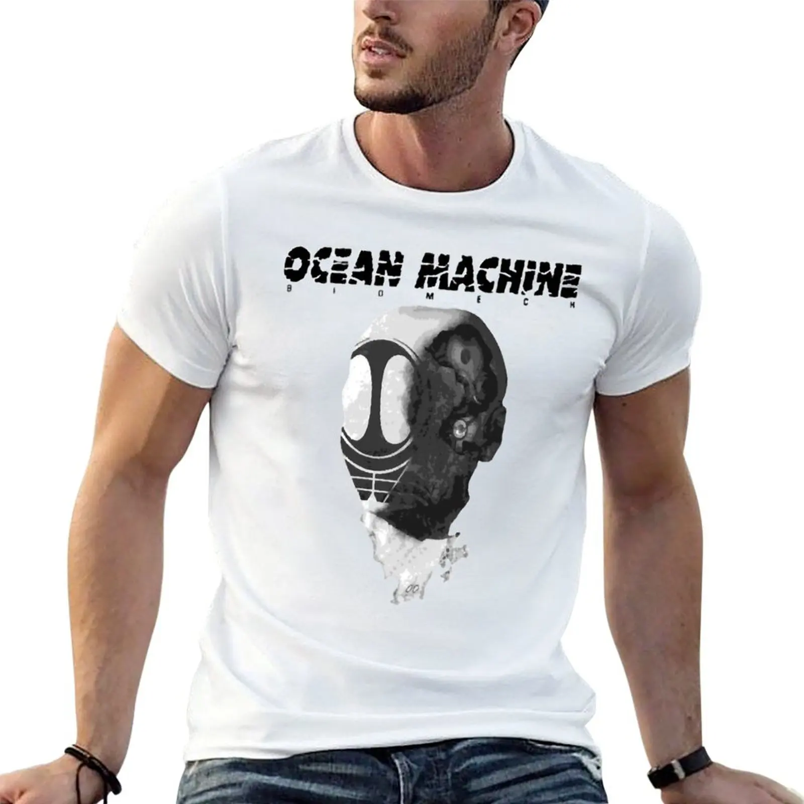 Ocean Machine Biomech T-Shirt Soft Touch Basic Cotton T-Shirt