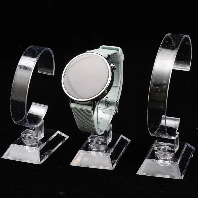 Transparent Acrylic Sale Show Case Stable Watch Display Rack Wrist Watch Show Stand Exhibition Frame Jewelry Holder Wholesale
