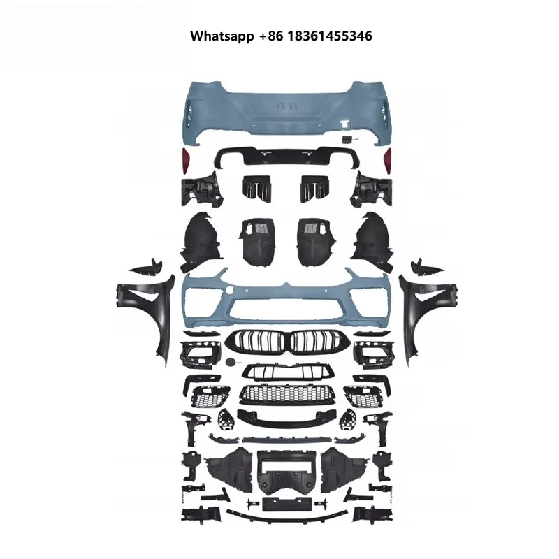 For 8 Series Two Door M8 Wide Body Conversion - Front Rear Bumper Universal Screw-On Kit