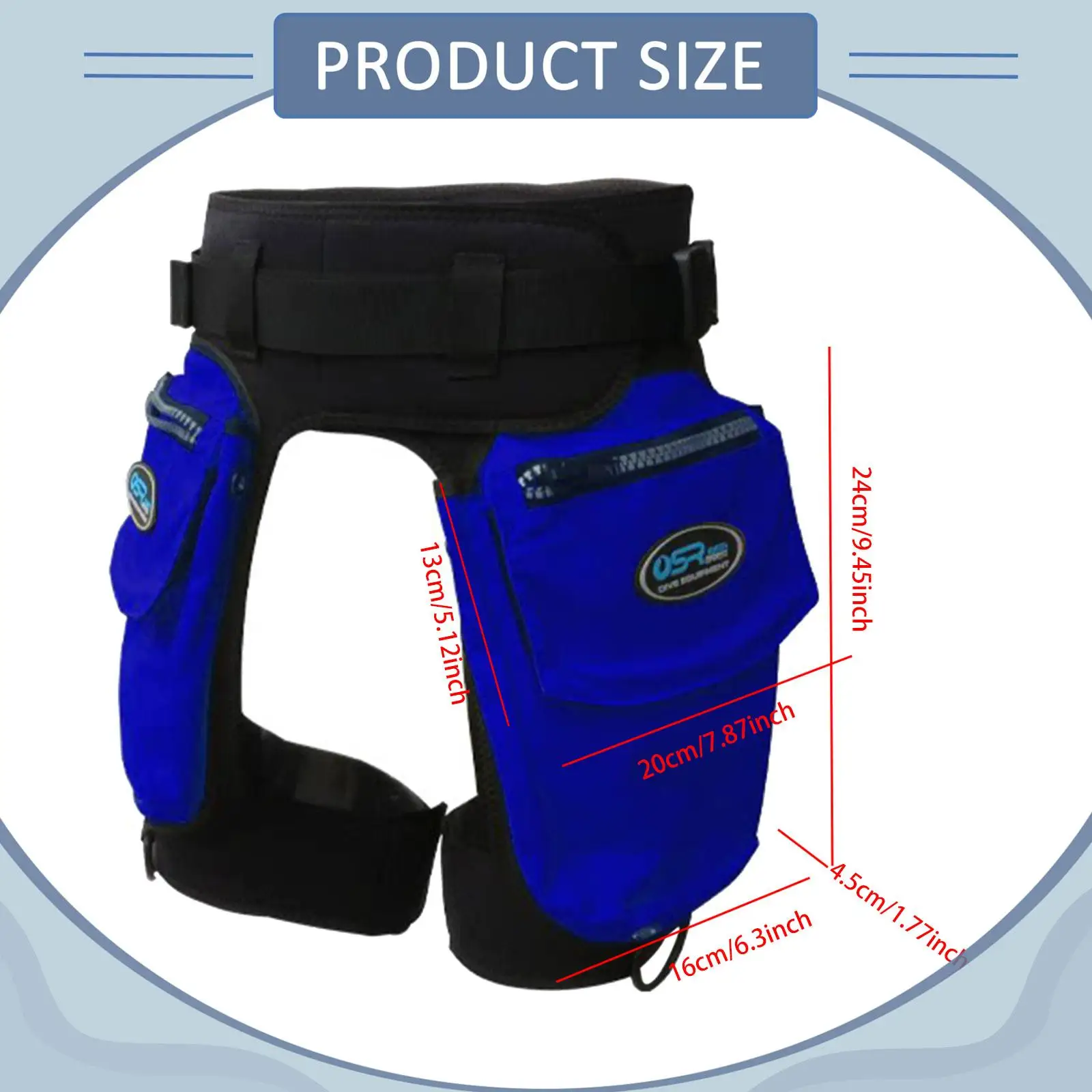 Tech Diving Shorts mit verstellbarem Bund, Scuba-Wetsuit-Cargo-Shorts mit Schnellverschluss für Tauchausrüstung