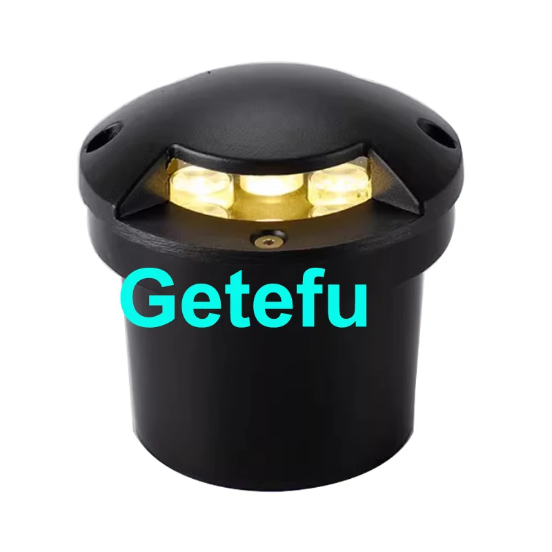 3W 6W 12W Waterproof LED Underground Lamp Outdoor Garden 1/2/4 Side Embedded Floor Buried Spot Yard Path Landscape Deck Lights