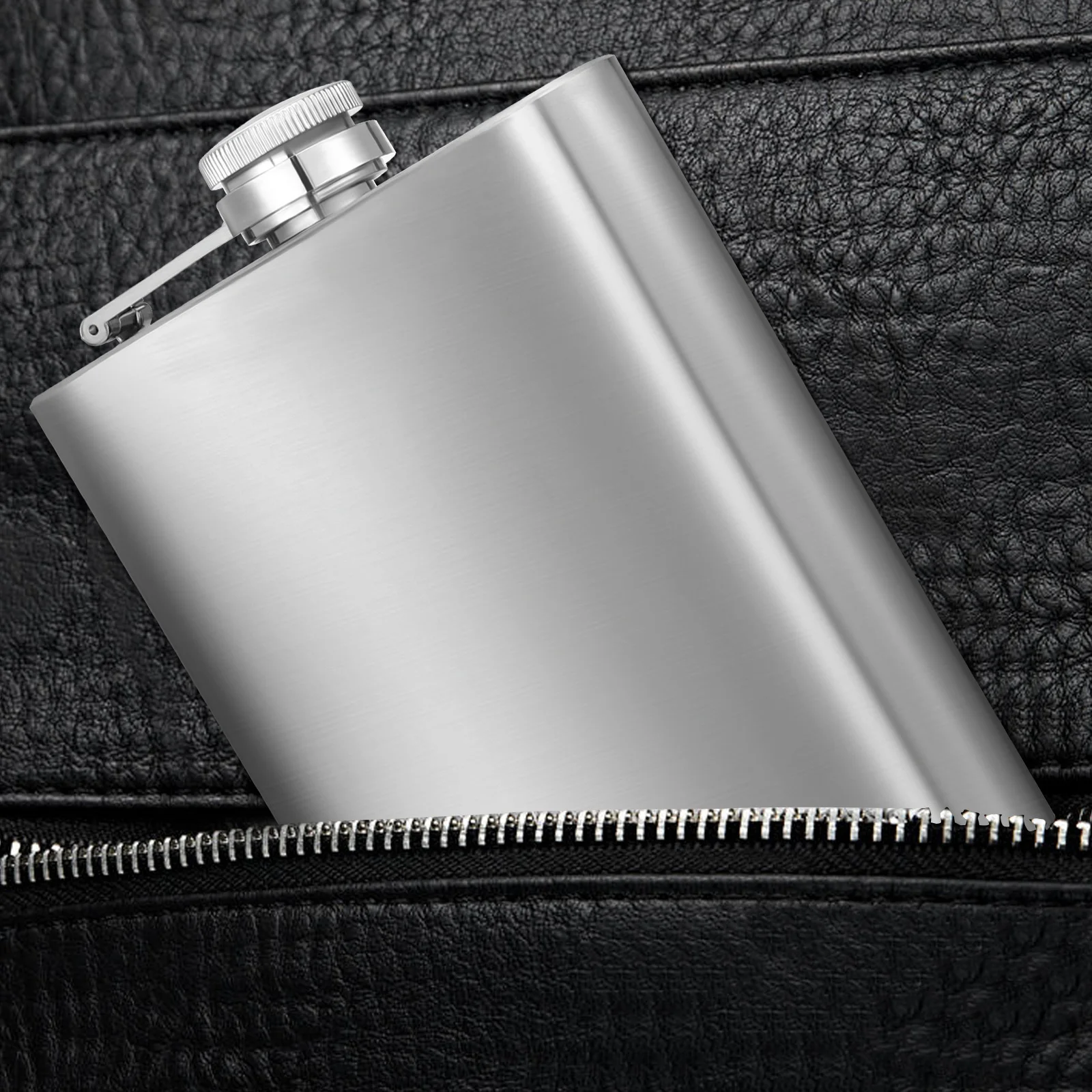 

1Set Stainless Steel Wine Bottle Liquor Flask Hip Flask Portable Funnel Outdoor Camping Hiking Flasks for Men Women