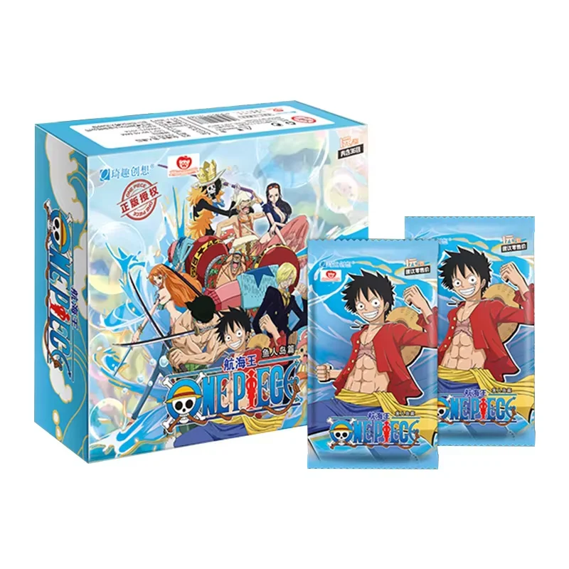 One Piece Collections Rare Cards Box Booster Pack Anime Luffy Zoro Nami Chopper TCG Game Collectibles Card Child Birthday Gift