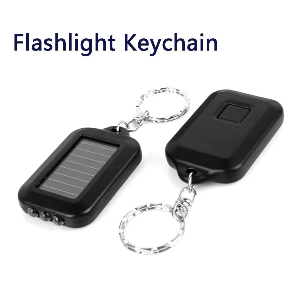 Mini llavero LED linterna de emergencia ABS portátil pequeña lámpara de bolsillo luz para espeleología bolsa de senderismo al aire libre cerradura llave luz