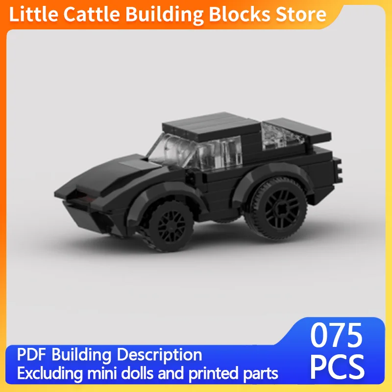 City Car Model MOC Building Bricks Popular TV Drama Vehicle Modular Technology Children Holiday Gifts Assemble Toys Suit