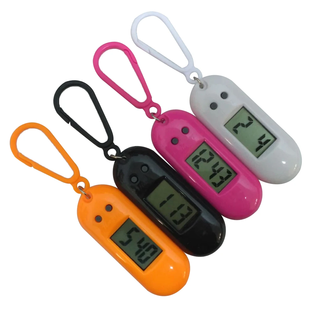

4pcs Watch Electronic Digital Keychain Simple Watches Keyring Belt Loop Gift Keyring Pocket Friends