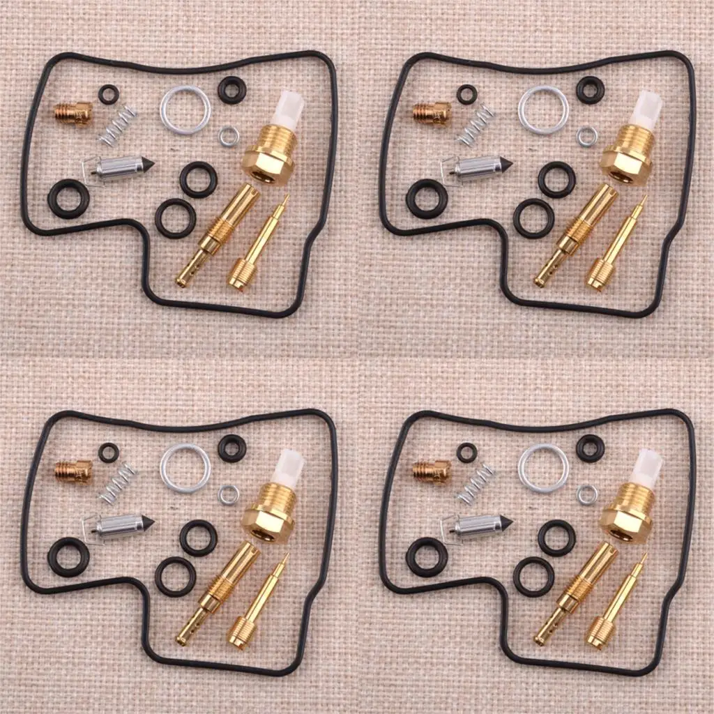 CITALL 4sets Carburetor Repair Rebuild Kit Fit for Honda VFR700 VFR750 VF700C Magna 700 VF750C V45 Magna VF750F V45 Interceptor