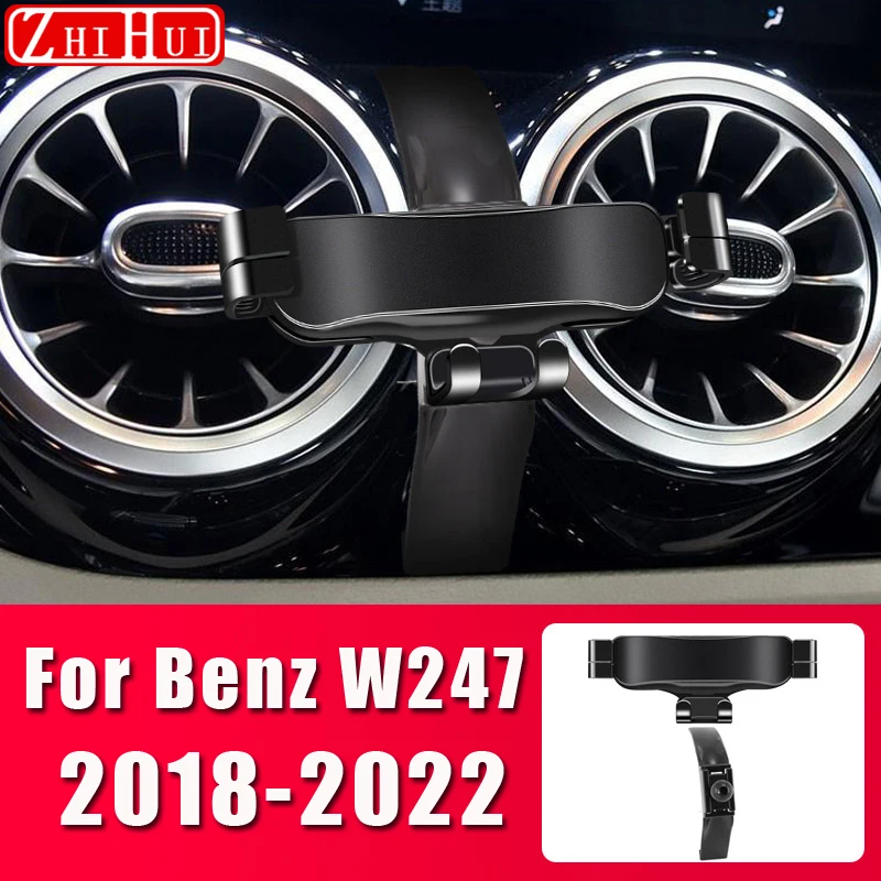 

Car Mobile Phone Holder For Mercedes Benz B-CLASS W247 2018-2022 Air Vent Mount Bracket Gravity Phone Holder Accessories