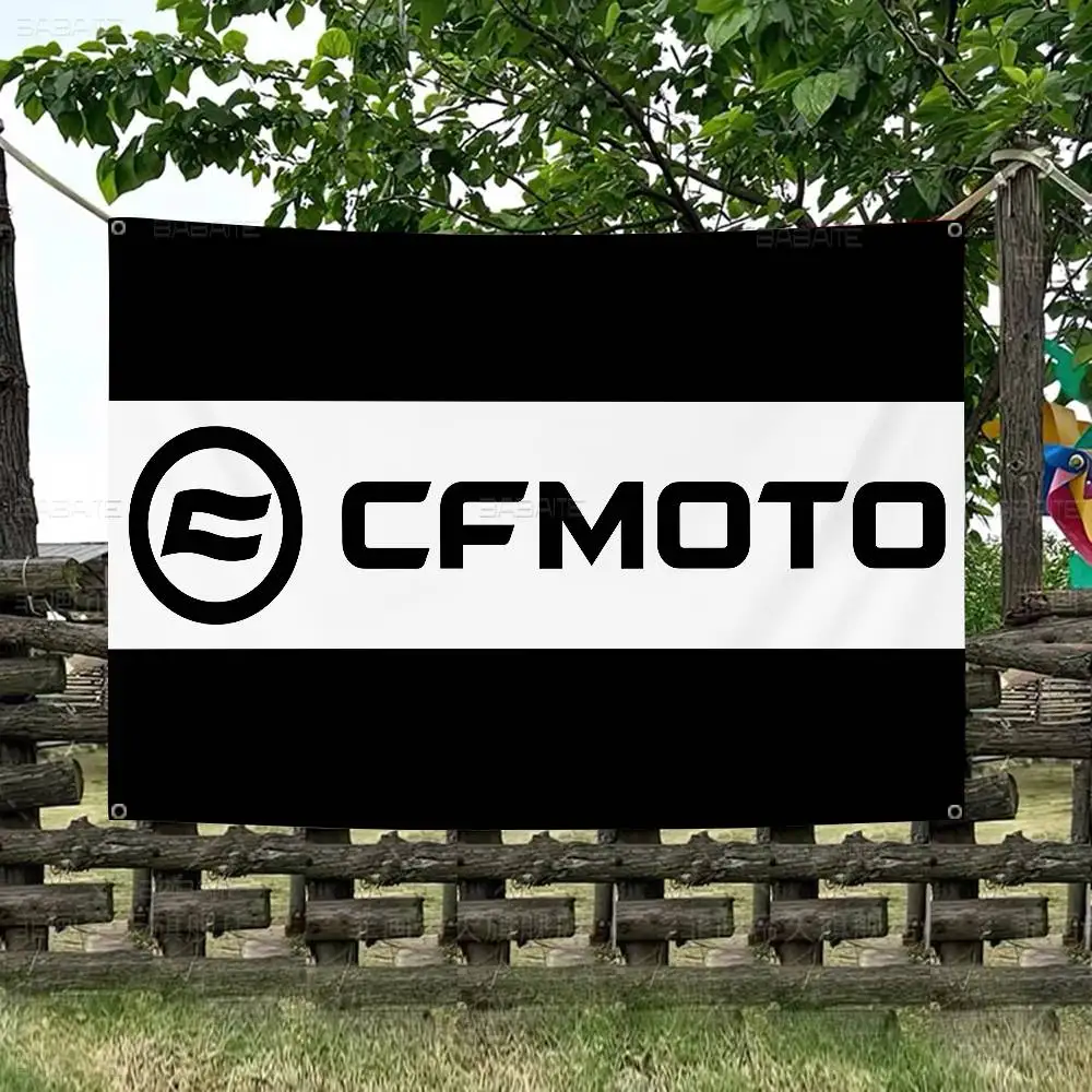 C-CFmoto Cartoon Flag Art Science Fiction Room Home Decor Wall Hanging Home Decor Banner
