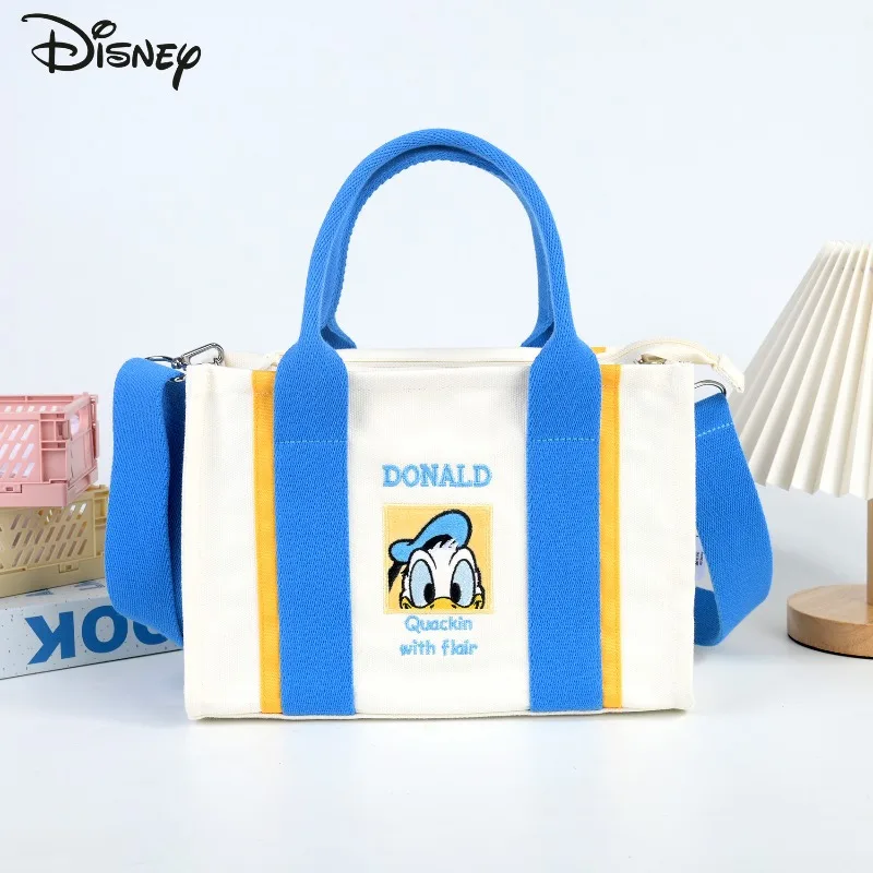 

Disney 2026 New Women's Crossbody Bag Fashion High Quality Women's Shoulder Bag Cartoon Leisure Large Capacity Girl Shopping Bag
