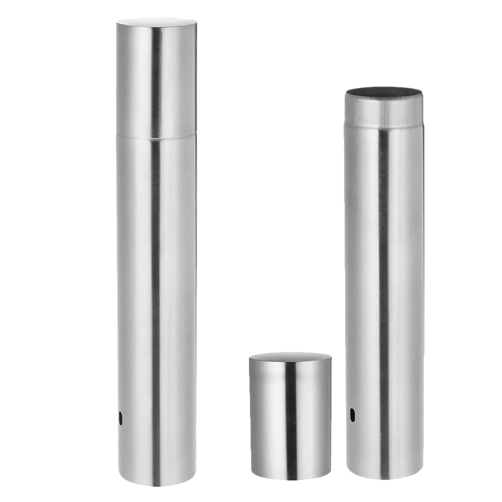 

2Pcs Stainless Steel Certificate Tube Document Holder Portable Storage Tube for Diplomas Birth Certificates Poster