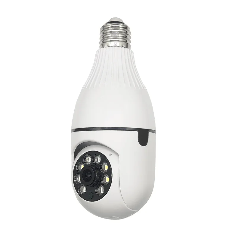 3MP 1296P ICSEE APP E27 Lamp Head Socket Wireless PTZ IP Dome Camera Full Color AI Humanoid Detection Home Security Baby Monitor