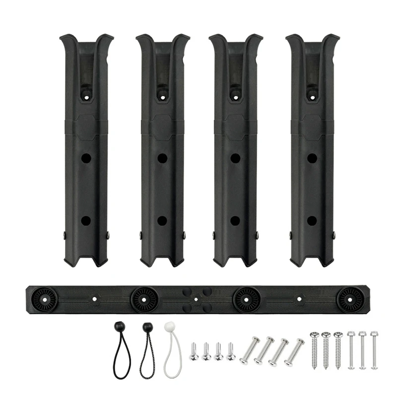 Hot AD-Boat Fishing Rod Rack Holder Portable Spinning Pole Tube Mount Bracket Socket Rack Accessories