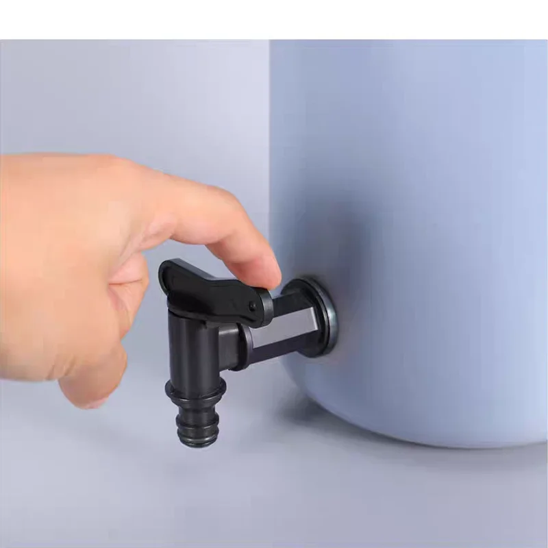 

Plastic Bucket Faucet Water Butt Tap For Rain IBC Barrels Snap/Push Black Garden Hose Faucet Kitchen/Garden Supplies Accessories