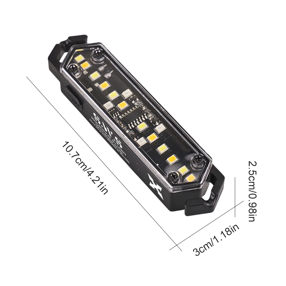 الرياح حبل مشبك ضوء نوع-C شحن الرياح حبل تحذير ضوء IPX4 مقاوم للماء خيمة سلسلة مصباح للتخييم في الهواء الطلق نزهة