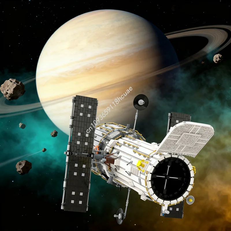 

5027pcs MOC Hubble Space Telescope 1 Scale Spaceed Model Building Christmas gifts blocks Architecture DIY idea Brick toy Kids