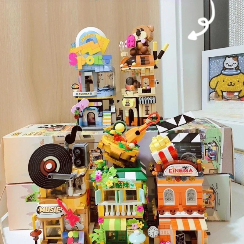 

New Keeppley Building Blocks Architectures Model Fidgets Assembly Toys Children's Birthday Surprises-kids,girls,boyfriend Gifts