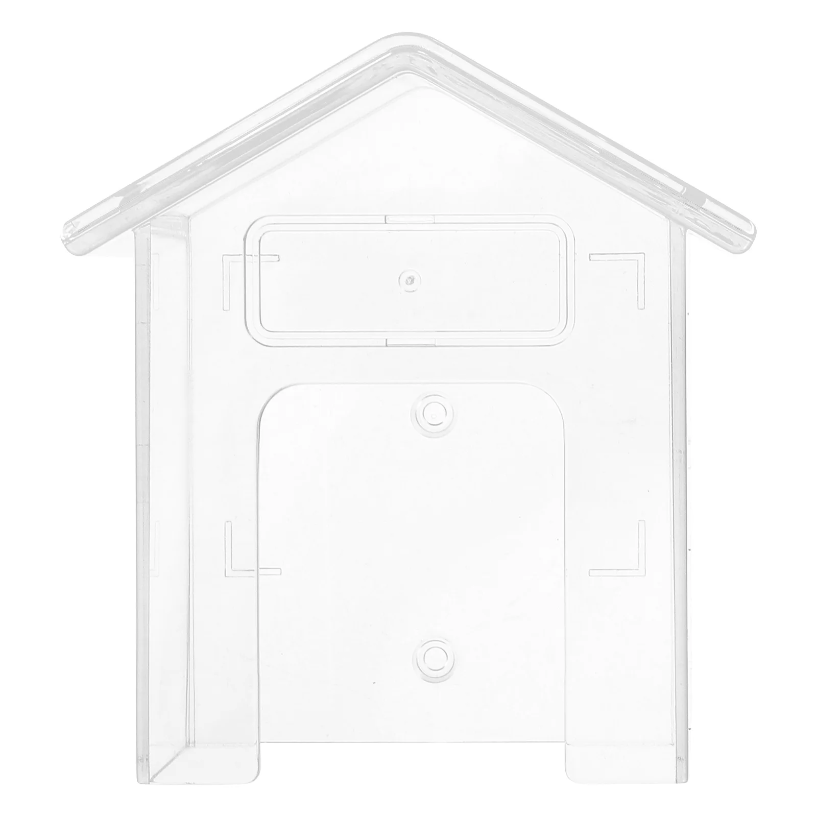 

Waterproof Doorbell Cover Plastic Transparent Protector for Outdoor Indoor Chime Rain Shield Case Weatherproof Enclosure Housing