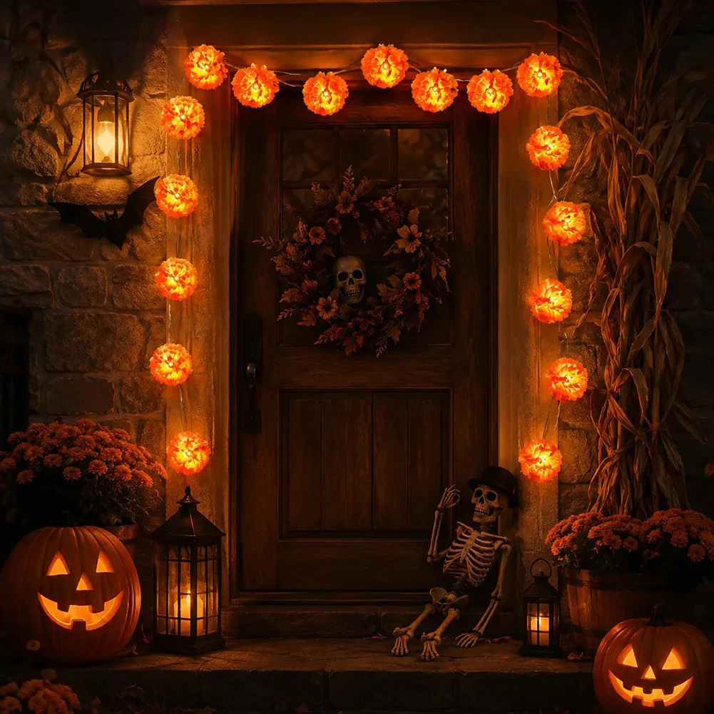 3 m lange mexikanische Ringelb – Halloween Led String Lights Orange Bewertung und Preis