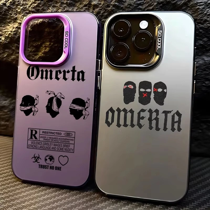 Hot Omerta Maes Phone Case for IPhone 16 15 14 13 12 11 Pro Max Mini XR XS X 7 8 Plus Anti Fall Matte Back Cover