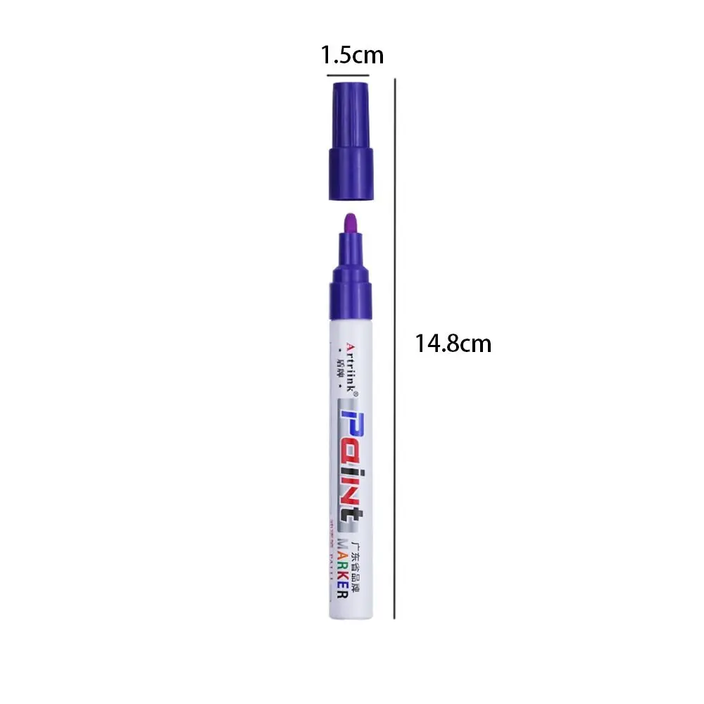 Colorful Large Capacity Paint Pen Mildew Resistant Waterproof Sewing Pen Non-fading Long Lasting Industrial Paint Marker Rubber