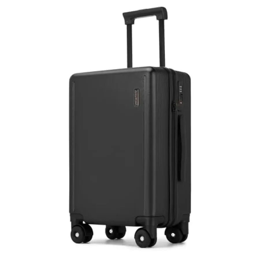 

20-дюймовый ручной чемодан 22x14x9, одобренный авиакомпаниями, жесткий, маленький, на колесиках, с вращающимися колесами