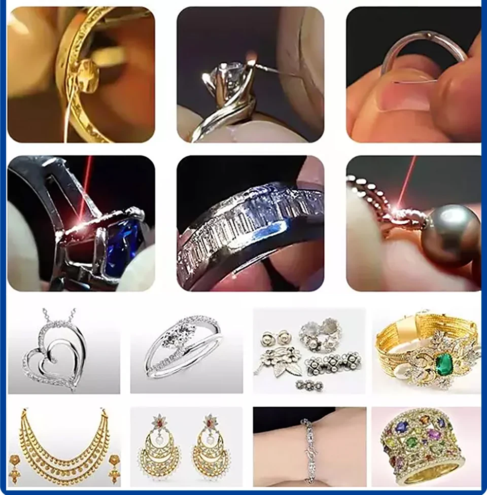 200W Laser Welder with CCD Control System Microscop Jewelry Repair Tool Easy to Move Gold Silver Ring Welding Machine