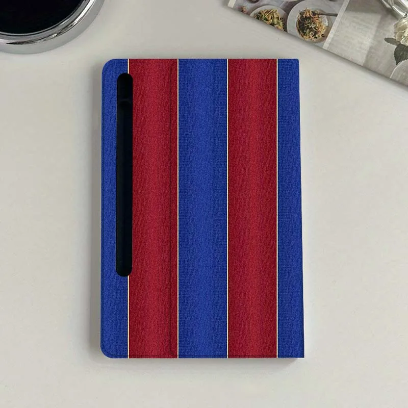 كرة القدم كرة السلة الأرقام لسامسونج غالاكسي تاب S9 S10 S6 S7 S8 FE زائد لايت بوصة غطاء قابل للطي اللوحي