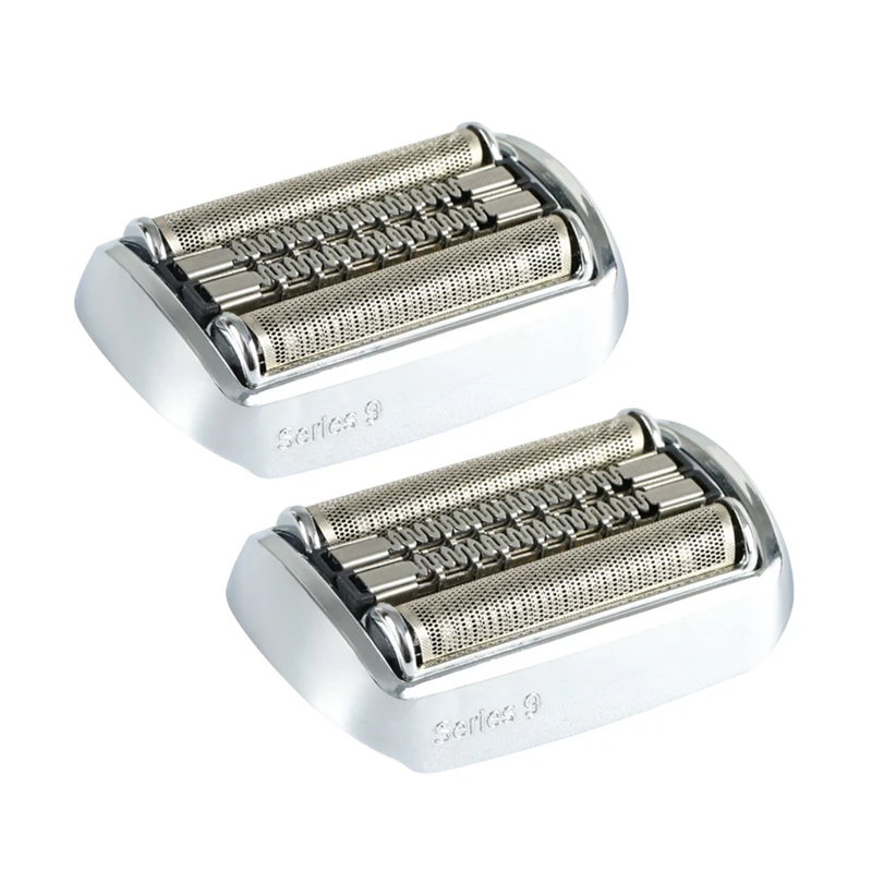 2 PCS Replacement Electric Shaver Head Compatible with Braun Series 9 92S/92M/92B Mesh Blade 9040s, 9080cc, 9093s, 9095cc