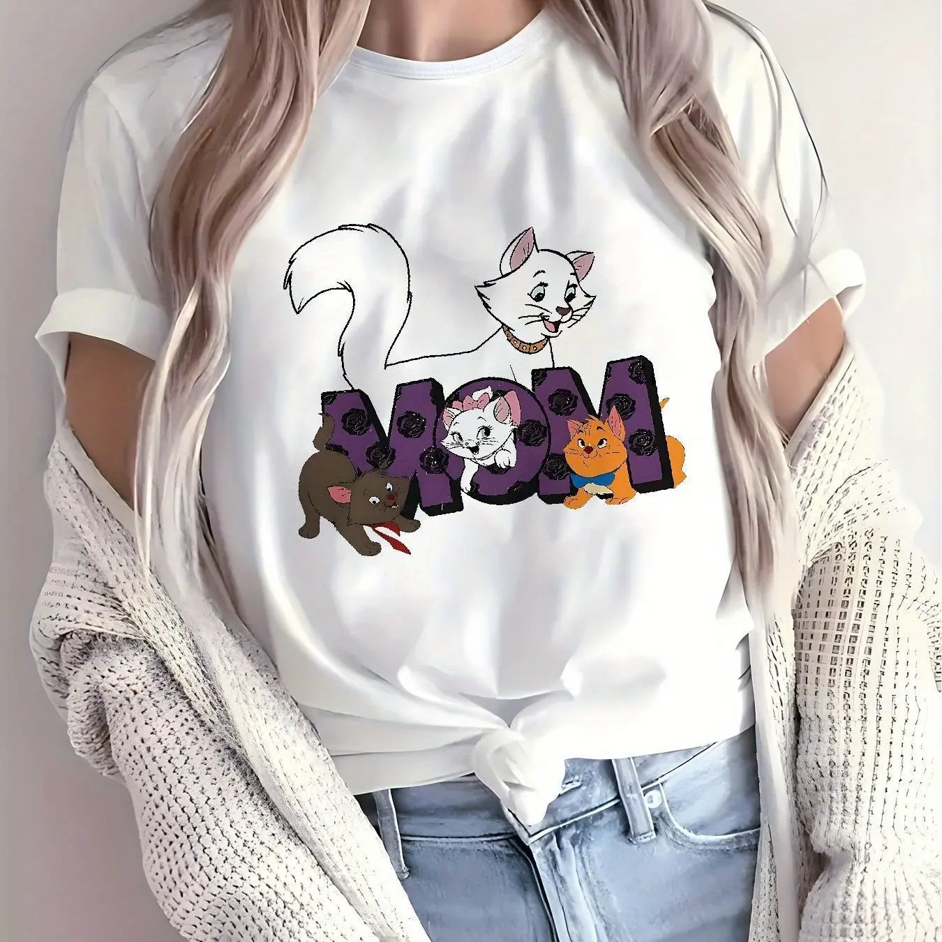 تي شيرت Judy Hopps بنمط شارة Zootopia - مصمم بواسطة Nick Wilde و Judy Hopps، كاجوال برقبة دائرية، قابل للغسل في الغسالة