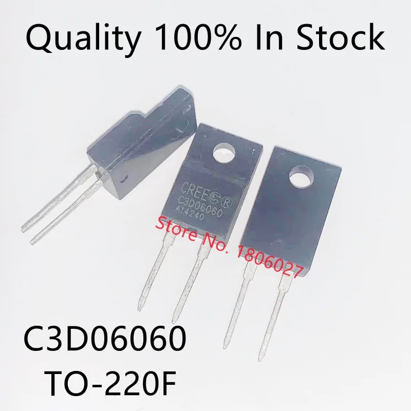 10PCS/LOT   C3D06060  TO-220F-2   06060  TO-220-2 6A  600V   Schottky diode