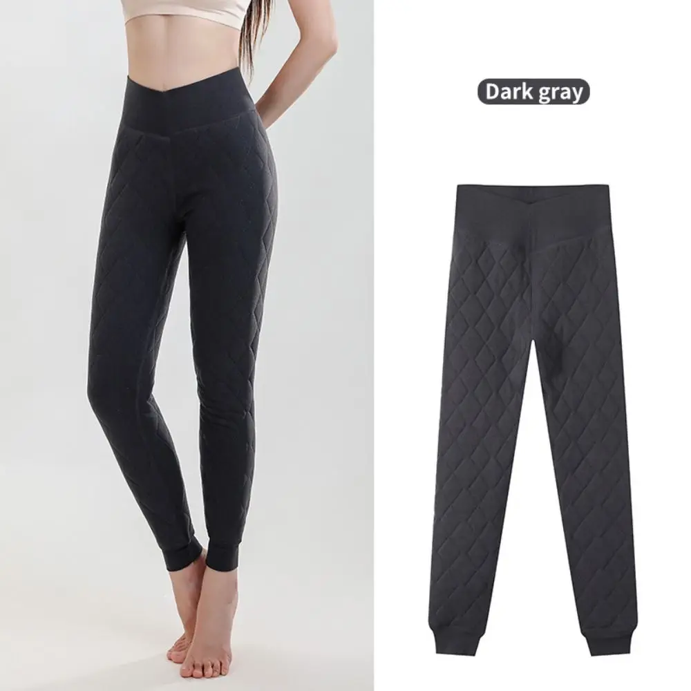 Leggings de lana para mujer, pantalones largos cálidos, ajustados, gruesos, Otoño e Invierno