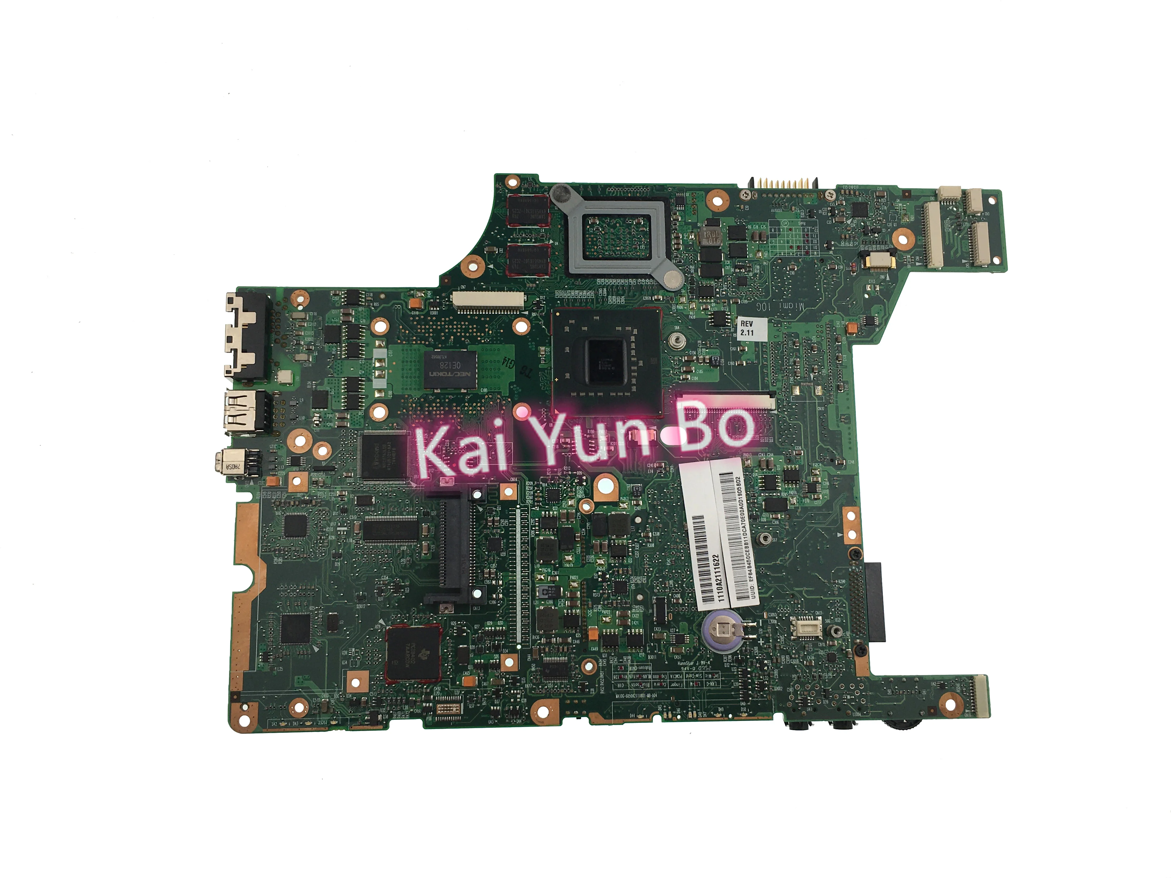 V000095600 Placa-mãe portátil para Toshiba Satellite M200 M215 M211 6050A2111601 Notebook com N72-W 216QMAKA14FG DDR2