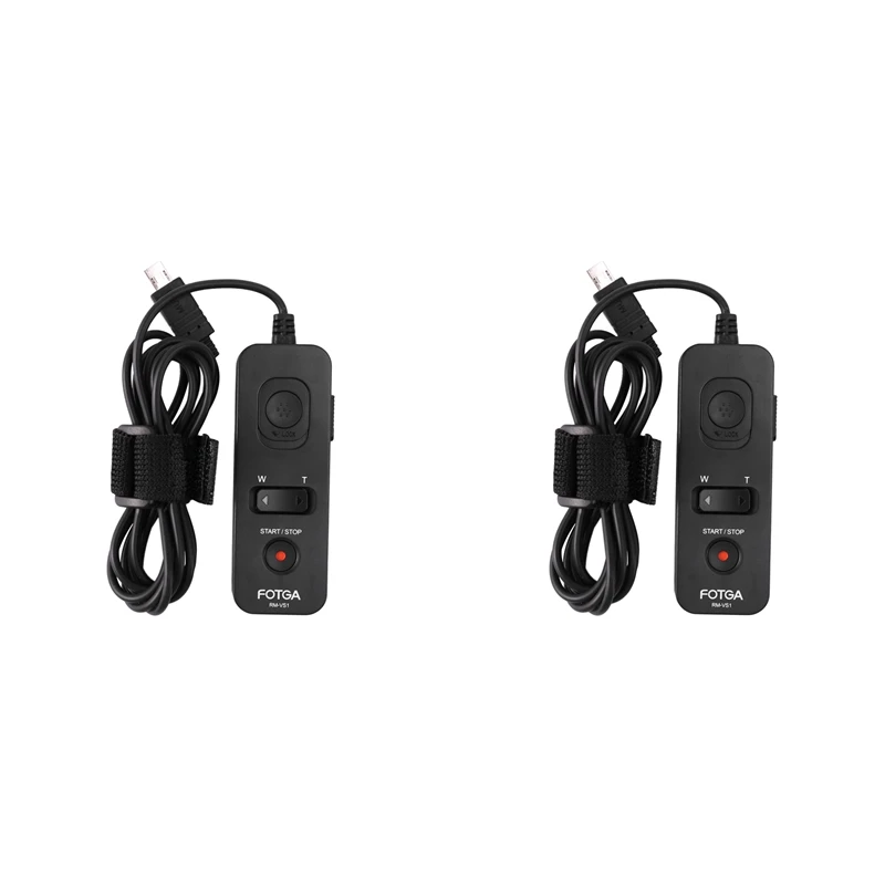 

2X FOTGA RM-VS1 Remote Control Shutter Release For Sony RM-VPR1 A-5100 A-7S A-5000