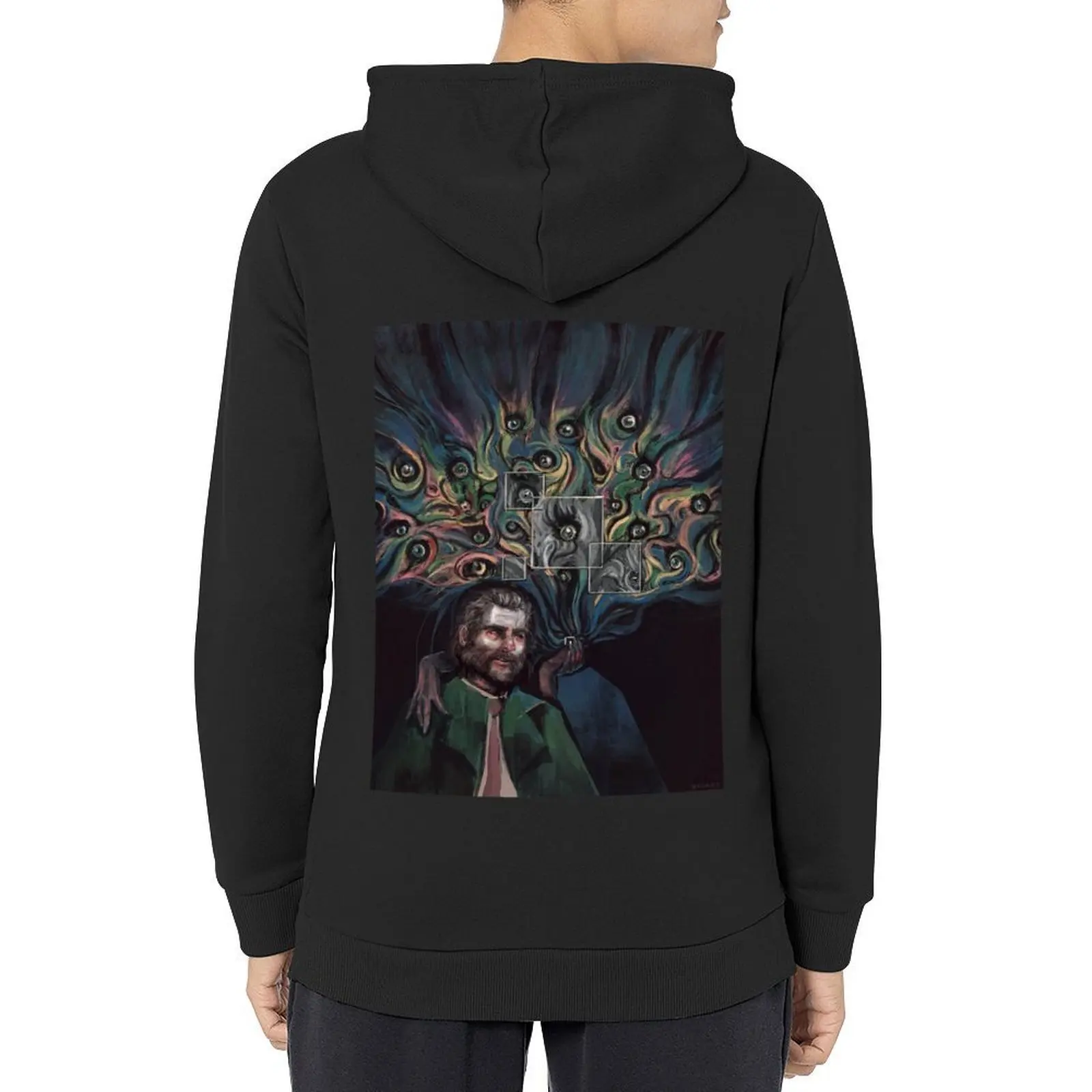 

Disco Elysium - Harry Dubois Artwork Hoodie anime clothes blouse hooded shirt mens clothes oversized hoodie