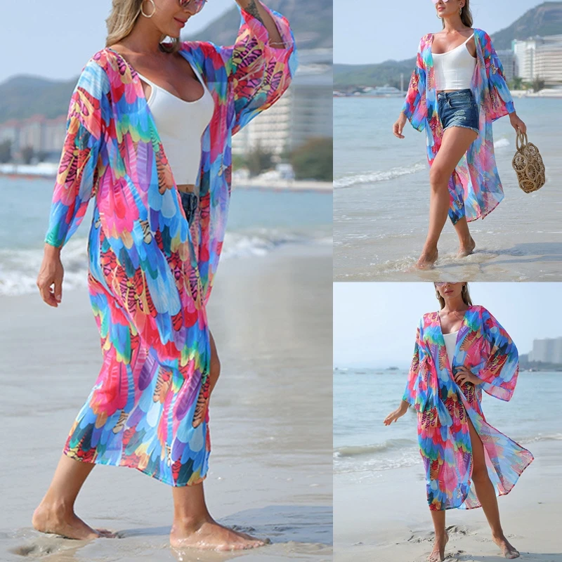 Solto feminino cover ups roupa banho vestido praia cover ups para mulheres maiô cobrir beachwear para mulheres