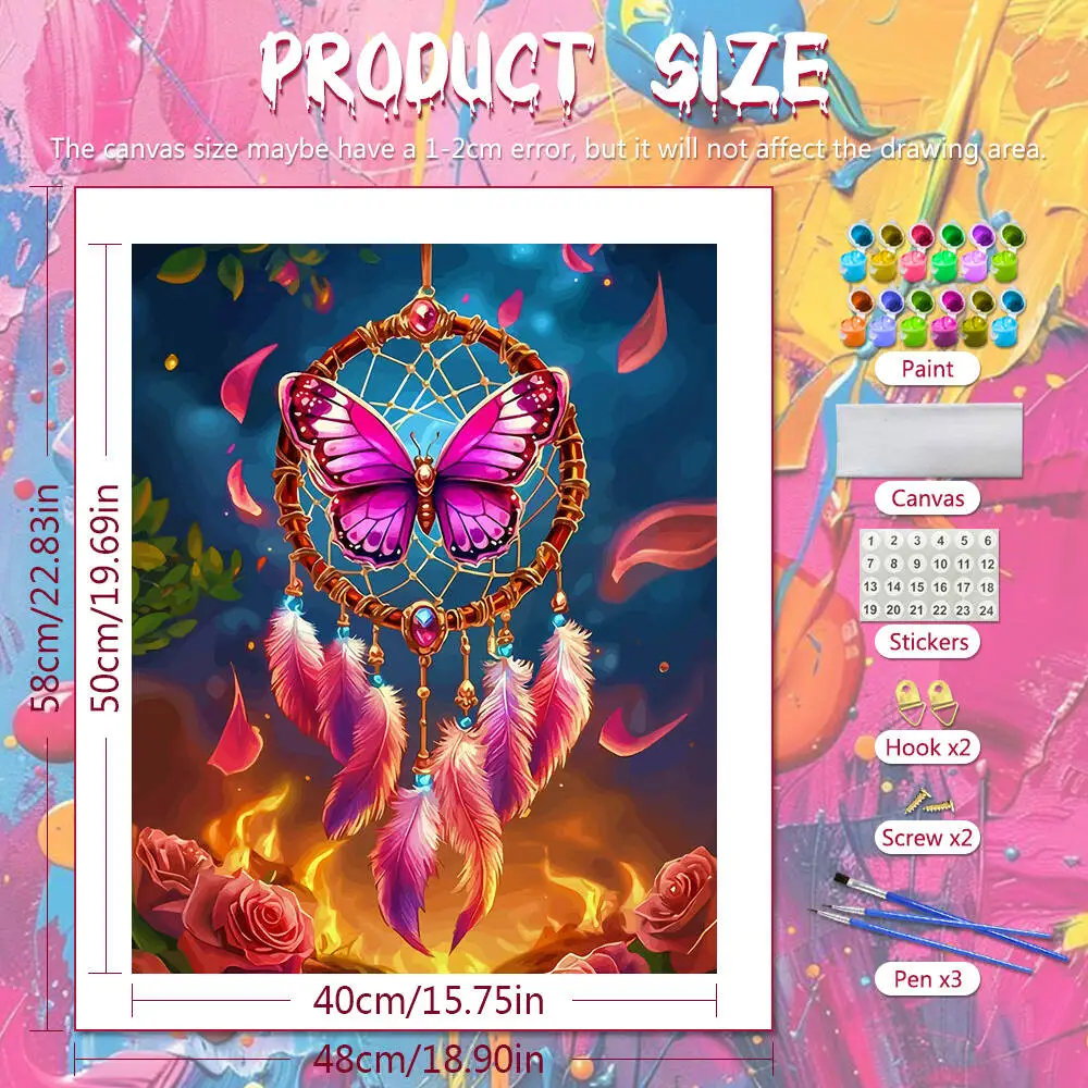 لوحة زيتية بالأرقام منظر طبيعي جبلي DIY لوحة رقمية لشجرة المنزل مشهد صورة فنية على قماش هدية مرسومة يدويًا #2