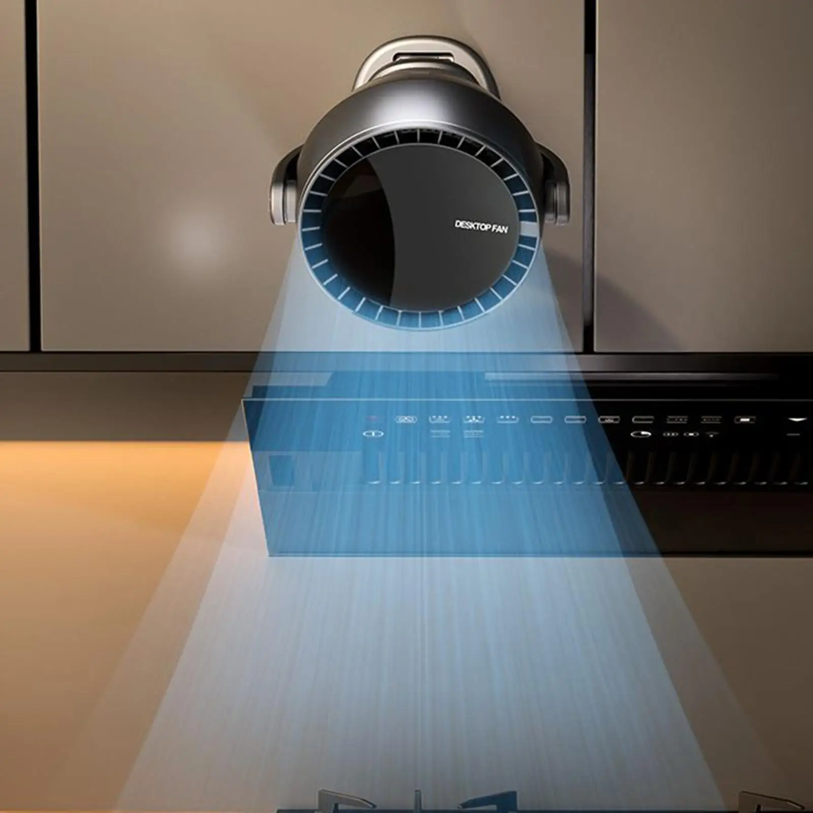 

USB перезаряжаемый мини-персональный вентилятор, беспроводное бесшумное охлаждающее устройство для кемпинга, путешествий, дома, кухни, офиса, рабочего стола