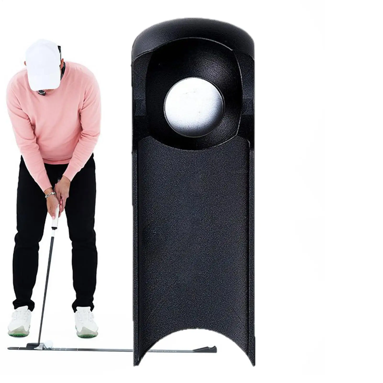 

Складная легкая чашка, регулируемый тренажер для гольфа для выравнивания развития навыков, практика квартиры на заднем дворе на открытом воздухе