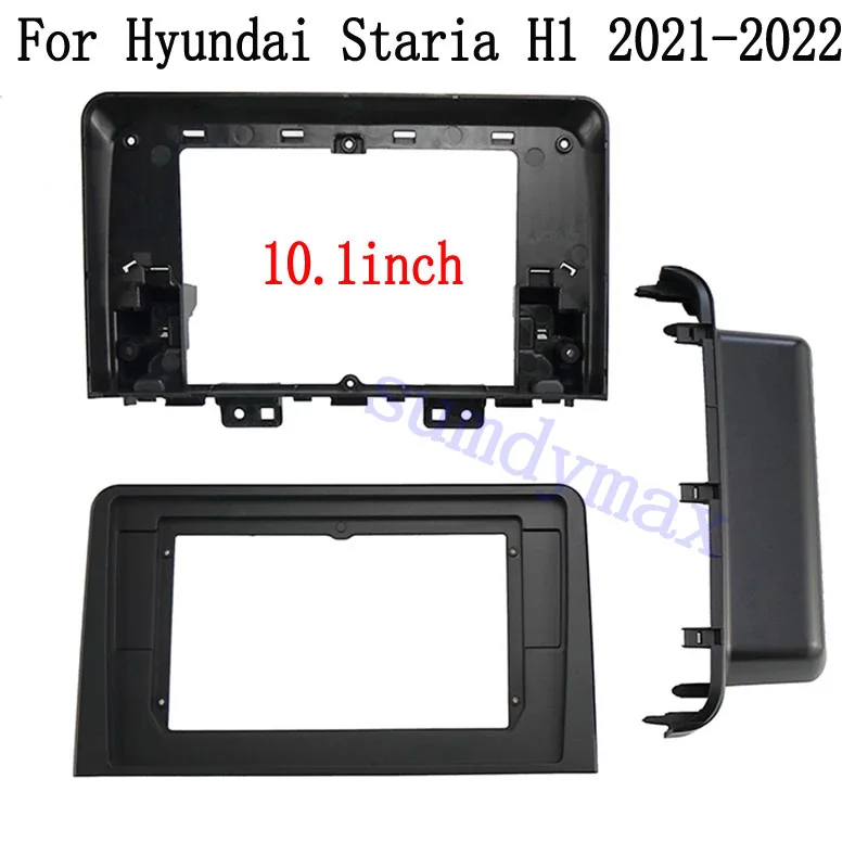 10.1 INCH 2DIN Car Radio Frame For  HYUNDAI STARIA H1 2021 2022 Stereo Panel CD Trim Installation Kit Frame Dash Panel