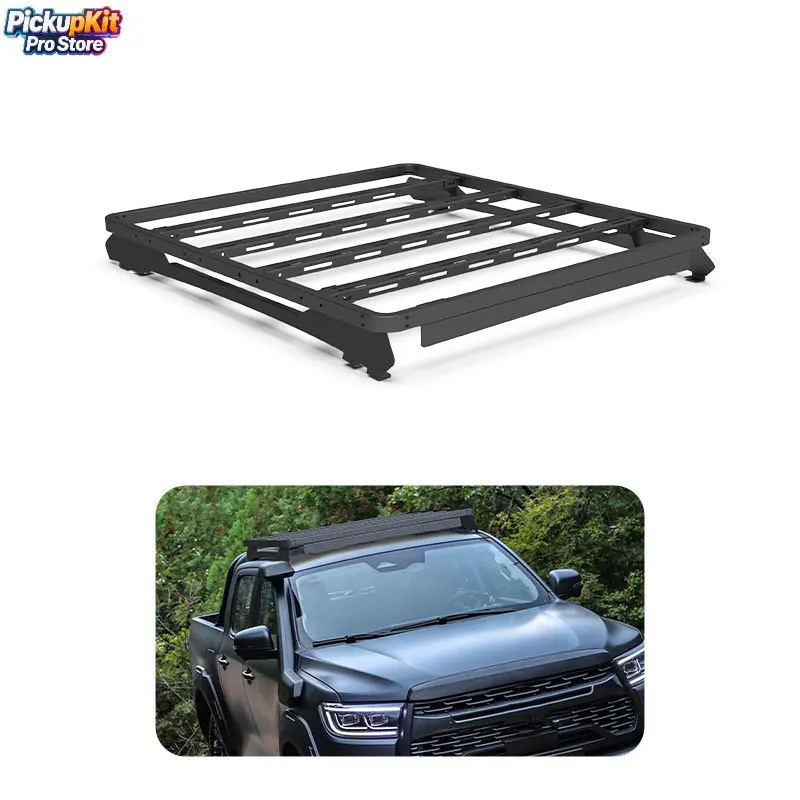 

Heavy-Duty Multi-Functional Black Steel Roof Rack Cargo Basket for Poer 4-Door 4x4 Off-Road
