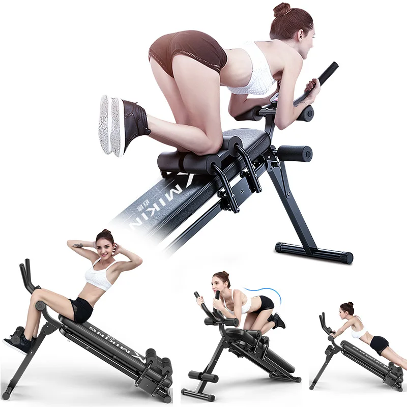 

Foldable Home Abdominal Fitness Machine Multifunctional Waist Weight Loss Fitness Bench Lazy Abdominal Exercise Machine 2