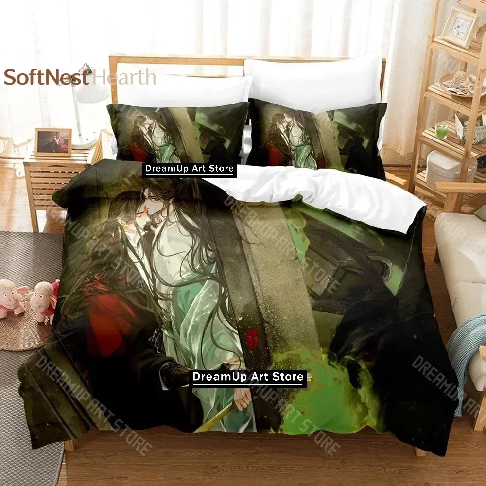 2026 3D Print The Scum Villain's Self-Saving System Bedding Set Single Twin Full Queen King Size Bed Set Adult Kid Bedroom Duvet